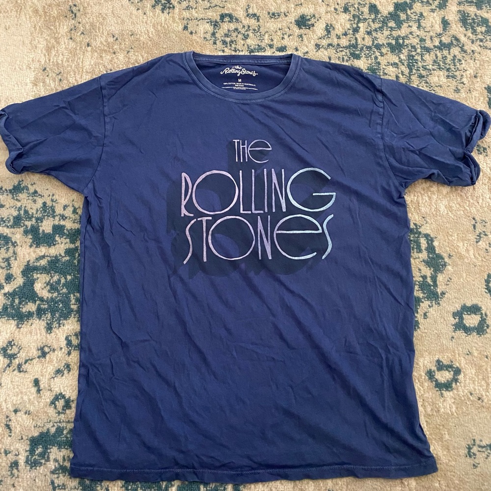 Blue AE Rolling Stones t-shirt